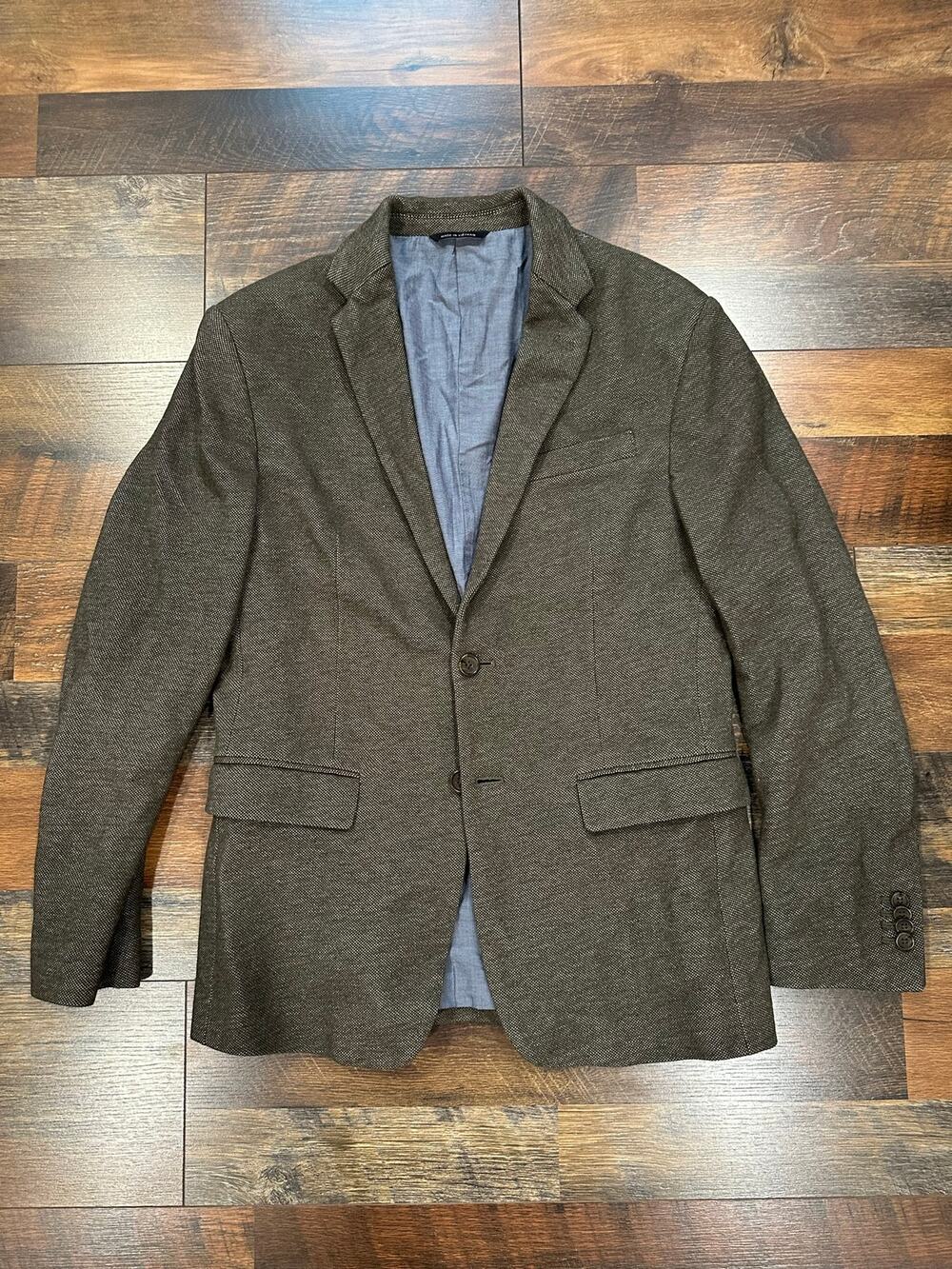 Banana Republic - SLIM-FIT COTTON OLIVE GREEN BLAZER/ 40R